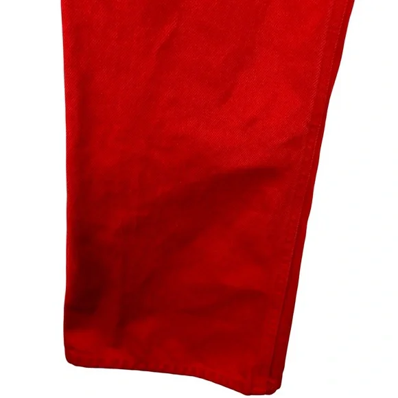 Golden Goose Red Mid-Rise Jeans - Picture 8 of 16